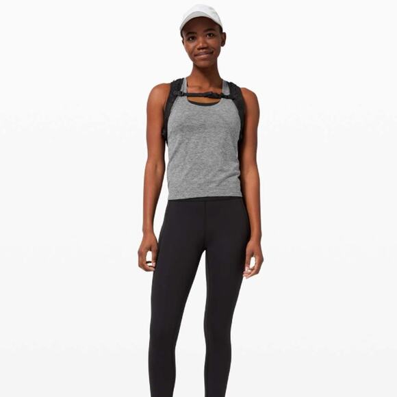 Lululemon Swiftly Tech Racerback 2.0 *Race Length Graphite Grey / Silver Drop 8 - Picture 2 of 7